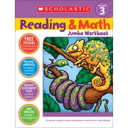 Reading & Math Jumbo Workbook: Grade 3, (Paperback)