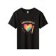 thumbnail image 3 of Young Boy's/Girls Rainbow Heart Cotton Graphic Tees, Back To School Clothes Girls, Summer Tops With Kindergarten Theme, Gift For First Day of School, Cute, Fun, Kids Clothes Girls, 3 of 6