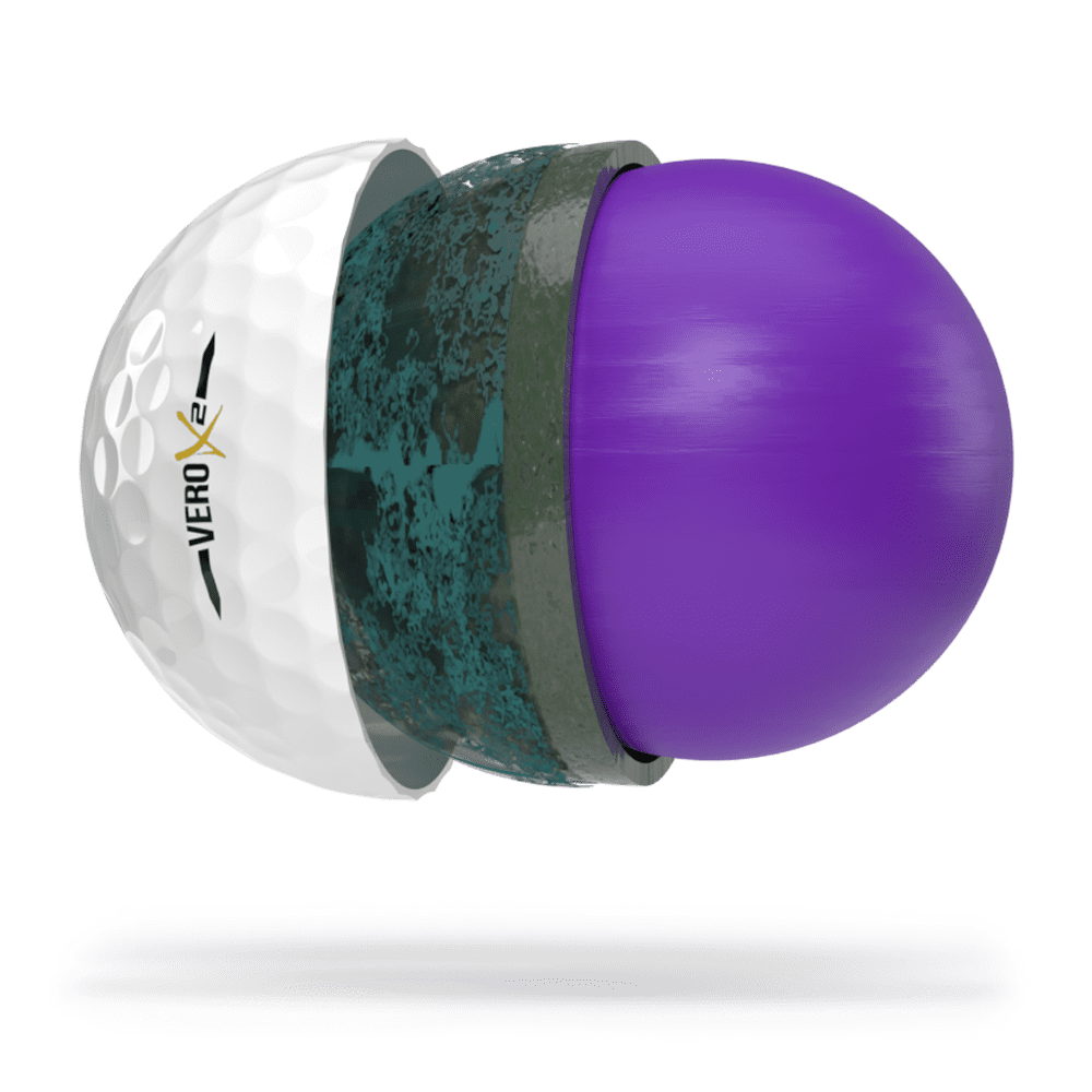 VERO X2 Golf Balls - Yellow (Dozen) - Tour Performance Balls