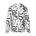 thumbnail image 2 of Lsque Hand Drawn Snake UPF 50+ Lightweight Sun Protection Men's Women's Long Sleeve Shirt, Hoodie Performance -XX-Large, 2 of 9