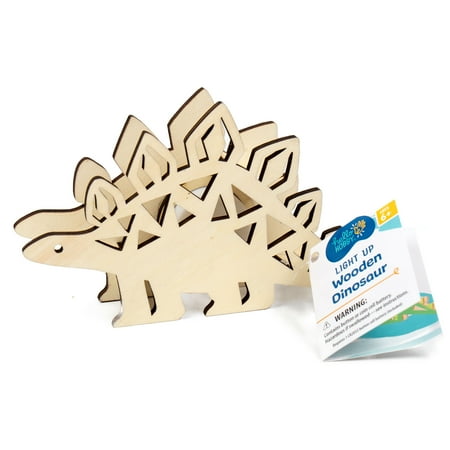 Hello Hobby Wooden Light Up Dinosaur