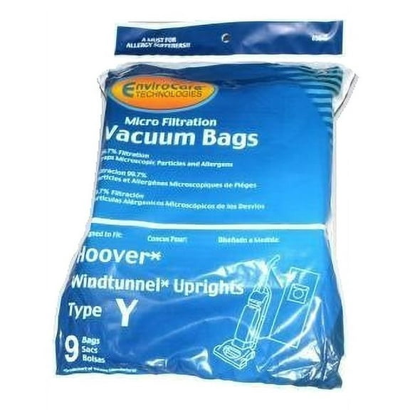 Replacement Part For Hoover Paper Bags Y,9 PK Micro Envirocare -856-9