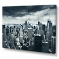 thumbnail image 2 of Designart "Skyscrapers Urban gracefulness I" Architecture Canvas Art Print, 2 of 5