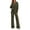 506_Green, variant on Matching Pajamas for Couples Fall Fashion Must Have Women Pajama Sets V Neck Cozy Women's Sleepwear Long Sleeve Shirts Womens Pjs Sets Beige