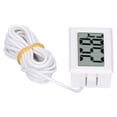 thumbnail image 4 of Digital Temperature Meter,, Digital Hygrometer, ABS LCD Display  For Garden For Smart Home For Humidors For Greenhouse White, 4 of 8