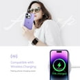 thumbnail image 6 of Designed for iPhone 14 Pro Case, [Support Wireless Charging] Soft Silicone Slim Anti-Scratch Protective Phone Case for iPhone 14 Pro 6.1 inch, Purple, 6 of 12