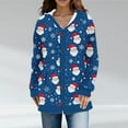 thumbnail image 1 of LOVZFMLL Cardigan pour Femmes Décontracté Imprimé de Noël Cardigan Tricoté Veste à Boutons, 1 of 6