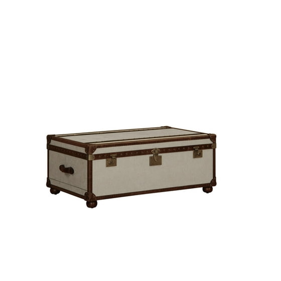 Lazzaro General Leather 2 Drawer Steamer Tail Table In White Lazzaro General Leather 2 Drawer Steamer Tail Table In White Linen Snap Com