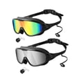 thumbnail image 3 of harper 2 Pcs Lunettes de Natation pour Hommes Femmes Adultes Grand Champ Résistantes à l'Eau Style D, 3 of 9