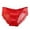 Red, variant on Panties for Women,Satin Fashion Seamless Mesh Lace Mid Low Waist Triangle Panties,Womens Underwear,Pink,M