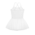 thumbnail image 5 of Zaldita Kids Girls Ballet Dance Tutu Dress Sequin Camisole Mesh Skirt Gymnastics Leotard Dancewear White 2-3, 5 of 6