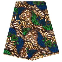 6 Yards/Pcs Soft African Print Fabric for Cothes Dress Polyester High Quality Ankara Print Wax Fabric