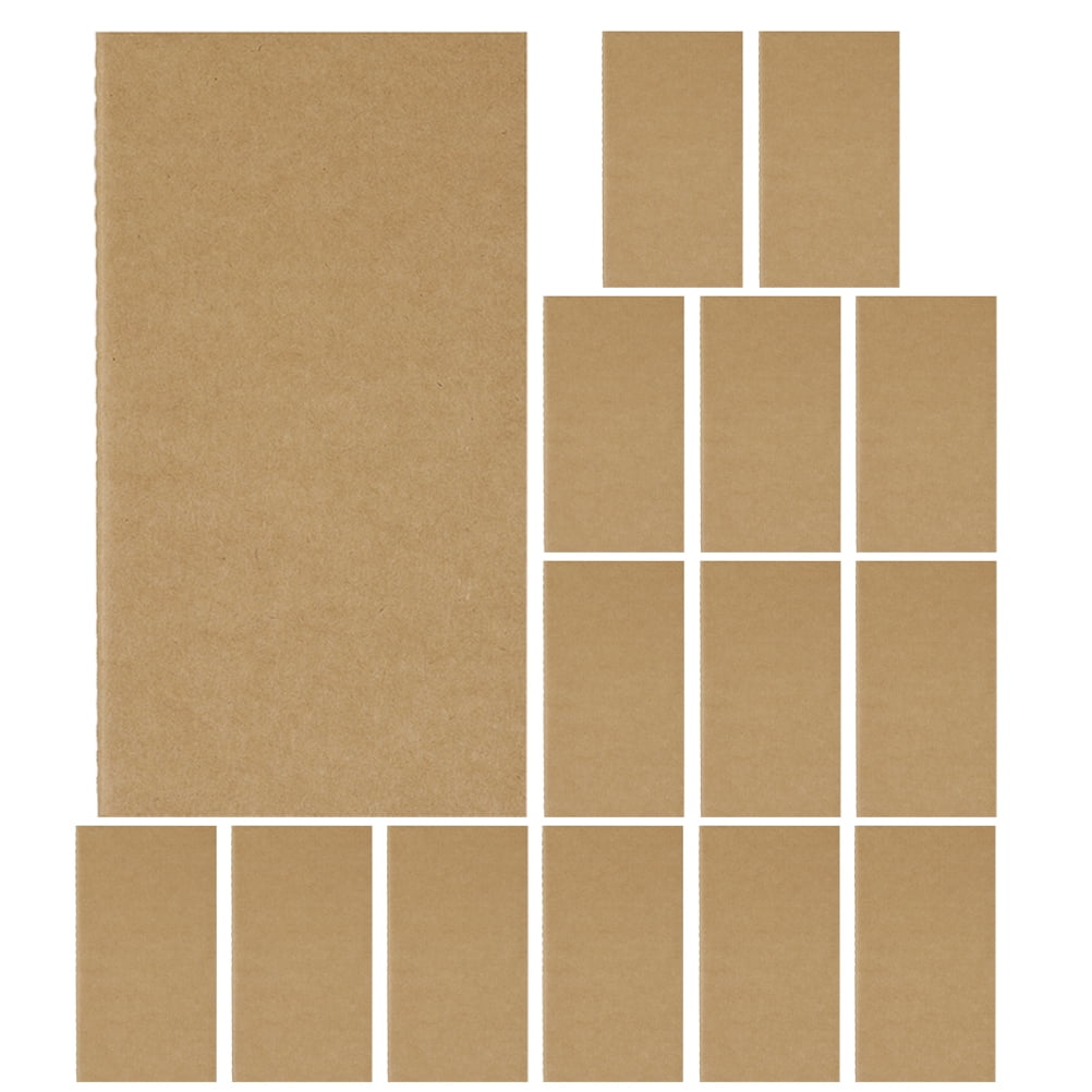 Zehuanyu 15 Pcs Spiral Notebook Small Notebook Student 15.50X8.80X0.40CM Khaki