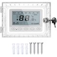 thumbnail image 1 of Couvercle De Thermostat Avec Serrure, Protecteur De Panneau Ac Transparent, Grand Botier De Serrure De Thermostat, Convient Aux Thermostats De 19, 1 of 5
