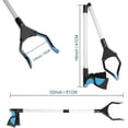 thumbnail image 4 of 32" Foldable Grabber Reacher For Elderly Lightweight Extra Long Handy Trash Claw Grabber, 4 of 4