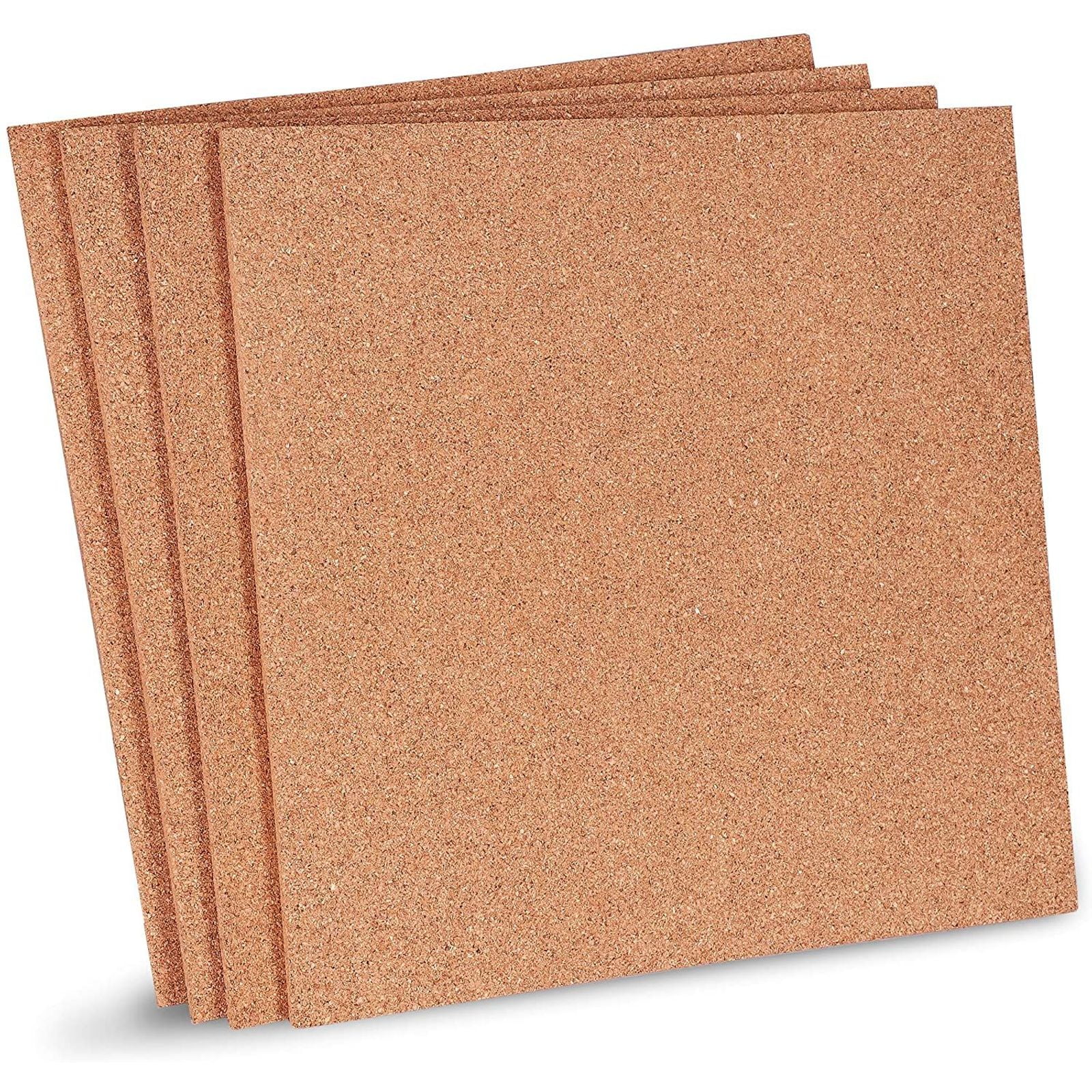 Quartet Cork Tile Natural 12x12 Frameless 4 Pack Board Holder Bulletin Mount for sale online 