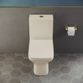 thumbnail image 6 of Carre One Piece Square Toilet Dual Flush 1.1/1.6 gpf in Bisque, 6 of 13