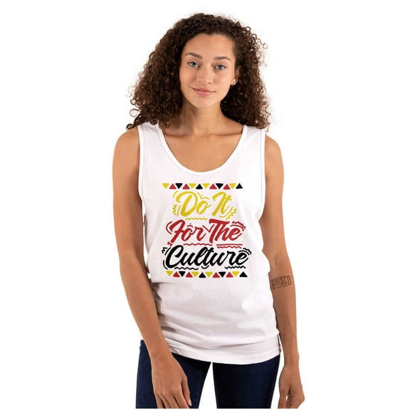 Black History Do it For the Culture Tank Top Tee Shirt Women Brisco Brands S