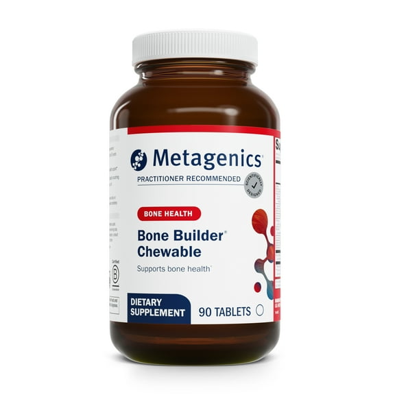 Metagenics Bone Builder Chewable – Enhanced Bone Support with Vitamin D & Magnesium* | 30 servings, 90 Count (Pack of 1)