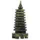 thumbnail image 1 of Chinese Wenchang Tower Home Decor Green 13.80X6.00X6.00CM Hand Carved Jade Figure 1Set, 1 of 1