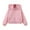 R498 Pink, variant on Ruiwill Girls Coat Kids Hooded Jacket Child Windproof Zipper Long Sleeve Crew Neck Print Girl Outerwear Beige Size 7-8 Years