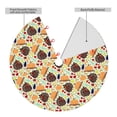 thumbnail image 2 of Pofeuu Thanksgiving Print Christmas Tree Skirt, Merry Christmas Skirt Xmas Tree Ornaments for Xmas Holiday Party Decorations-48", 2 of 7