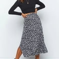 thumbnail image 2 of Falda midi de gasa, falda midi con estampado de leopardo Falda midi de gasa estampada Falda midi de gasa con estampado de leopardo Fiable y duradera, 2 of 6