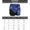 thumbnail image 4 of MADHERO Mens Swim Trunks with Liner 2 in 1 Quick Dry Swimming Shorts Swimwear Coconut Tree Size s, 4 of 6