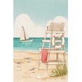 thumbnail image 2 of Penner, Janelle 11x14 White Modern Wood Framed Museum Art Print Titled - Beach Time III Vertical NW, 2 of 4