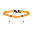 thumbnail image 4 of Cinturón elástico para triatlón y running, práctico portanúmeros, accesorio deportivo unisex. naranja, 4 of 9