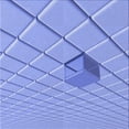 thumbnail image 1 of Ahgly Company Machine Washable Indoor Square Transitional Light Slate Blue Area Rugs, 7' Square, 1 of 7