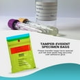 thumbnail image 5 of Yellow Specimen Transfer Bags, 1.8 Mil Tamper-Evident Adhesive, 1000 Count, 6 x 10 in, 5 of 6