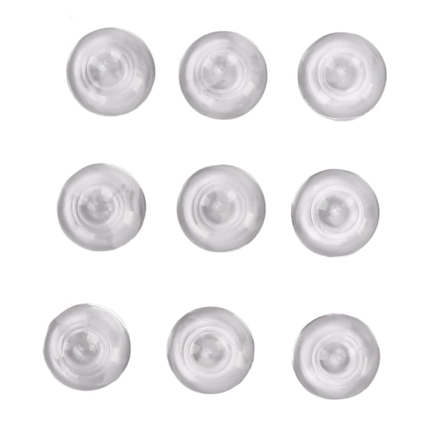 Pegatinas de silicona para parachoques, 9 piezas, parachoques de puerta transparente, protector de pared de silicona, tope de puerta de silicona, elegante y moderno