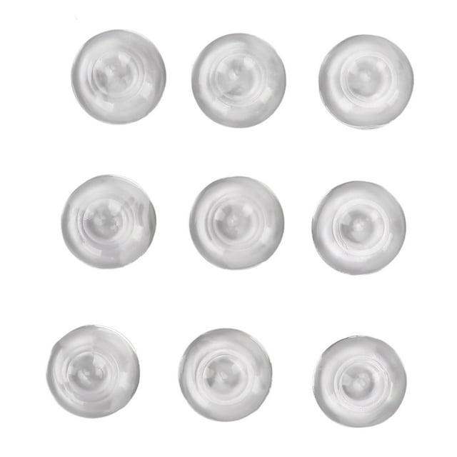Pegatinas de silicona para parachoques, 9 piezas, parachoques de puerta transparente, protector de pared de silicona, tope de puerta de silicona, elegante y moderno