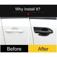 thumbnail image 2 of Riwesomey 4 Uds cubierta de la manija cerradura de la puerta tapa de decoración cromada manijas embellecedor exterior del coche accesorios de repuesto Ventana automotriz Riwesomey VI021347-00B, 2 of 6