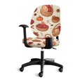 thumbnail image 4 of Chririnla Fall Apple Pumpkin 2 Pack Set Computer Chair Cover, Stretchable Polyester Slipcover for Boss and Gaming Chairs, 4 of 8