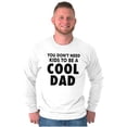 thumbnail image 5 of Cat Dog Dad Dont Need Kids to be Cool Men's Long Sleeve Tee T Shirt Brisco Brands X, 5 of 6