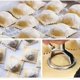 thumbnail image 4 of Ravioli Maker Cutter Stamp Set - 2 Pieces Square Round Ravioli Mold, Pasta Maker Mold with Wooden Handle and Fluted Edge, 4 of 5