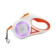 thumbnail image 2 of Dog Walking Leash, Prevent Slip LED Colorful Light LED Retractable Pet Leash Easy Control Even Force  For Outdoor For Puppy, 2 of 8