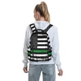 thumbnail image 7 of Honeii American Flag Print Lightweight Backpacks,Carry on Backpack,Durable Backpack for School, Work & Travel, 7 of 7