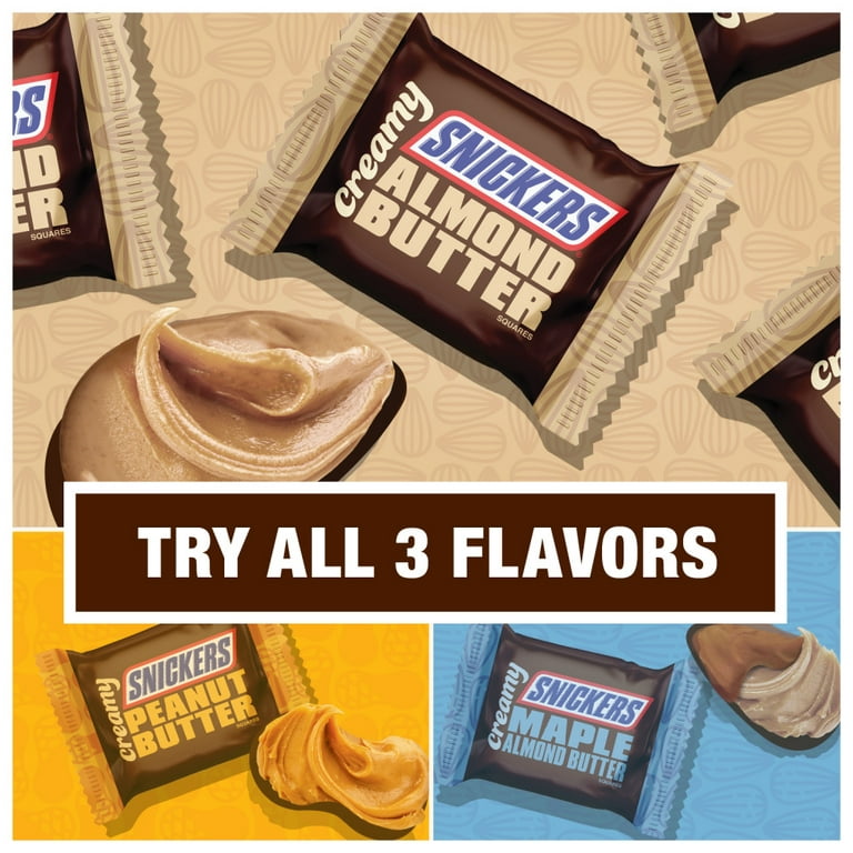 Snickers Peanut Butter Squared Fun Size Candy Bars: 12-Piece Bag