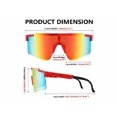 thumbnail image 4 of Gafas De Sol Xtellar rojo Deportivas Y Ajustables Para Ciclismo Lente, 4 of 4