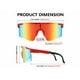 thumbnail image 4 of Gafas De Sol Xtellar rojo Deportivas Y Ajustables Para Ciclismo Lente, 4 of 4