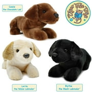 Blythe the Black Lab | 12 Inch Stuffed Animal Plush | By TigerHart Toys