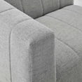 thumbnail image 6 of Modway Bartlett Upholstered Fabric Left-Arm Chair in Light Gray, 6 of 8
