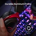 thumbnail image 5 of HyperX Cloud II Wireless - Gaming Headset for PC, PS4/PS5, Nintendo Switch, Long Lasting Battery Up to 30 Hours, 7.1 Surround Sound, Memory Foam, Detachable Noise Cancelling Microphone, Mic Monitoring, 5 of 12