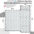 thumbnail image 5 of Light Blue Christmas Snowman Pattern Toddler Nap Mats for Kids Preschool,50"x20" Sleeping Mat Bag or Kids,Toddler Sleeping Bag,Toddler Nap Mat or Daycare, 5 of 6