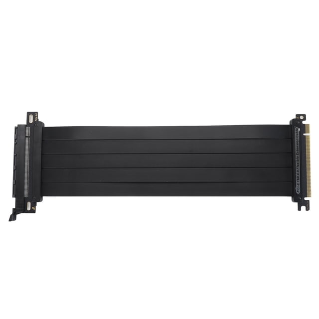Conector de 180 Grados de Alta Velocidad, Elevador de Cable de GPU PCIe 4,0 x16 Con Weardaje EMI para RTX4090, Compatible Con PCIe 4,0,3,0,2,0,1,0
