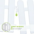 thumbnail image 2 of 5Pcs Garden Picket Fence Plastic White Edgings Decorative Landscape Path Panels, 2 of 4