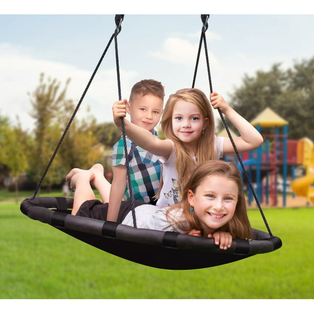 Sorbus Spinner Swing Kids Indoor/Outdoor Round Mat Swing Great for